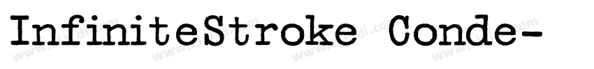 InfiniteStroke Conde字体转换